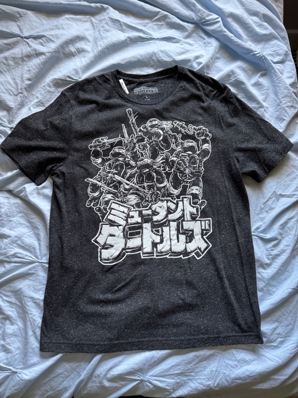 Nickelodeon Black Short Sleeve TMNT Graphic Tee